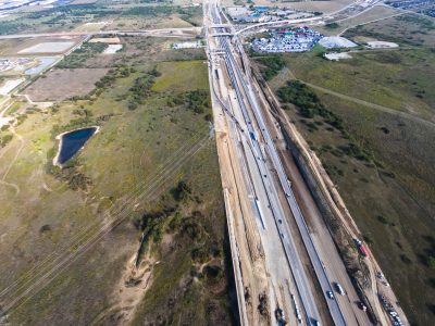 I-35W between Keller Hicks Rd. and SH 170 looking north