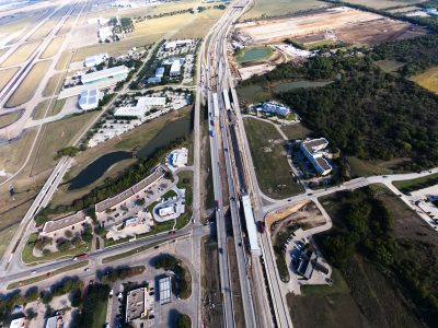 I-35W at Westport Pkwy. looking north