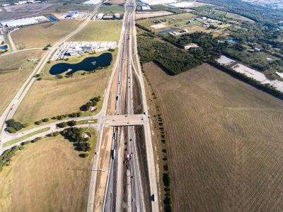 I-35W at Alliance Blvd. looking north