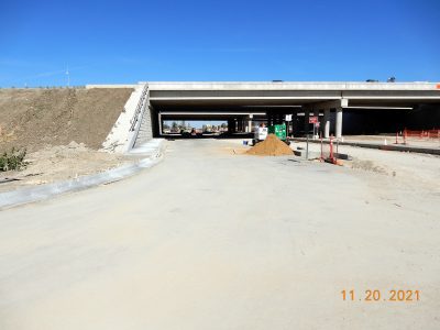 Work on Mark IV Pkwy. at I-820