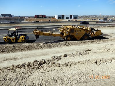 Work on I-35W at Heritage Trace Pkwy. 
