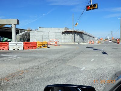 Work on Golden Triangle Blvd. at I-35W