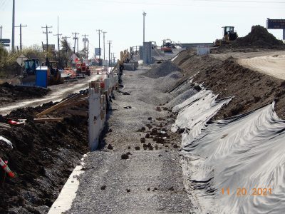Work on I-35W near Keller Hicks Rd.