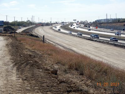 Work on I-35W between Keller Hicks Rd. and SH 170