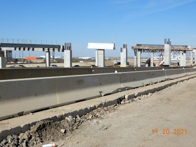 Work at the I-35W/SH 170 interchange