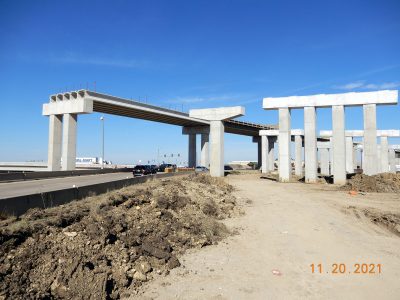 Work at the I-35W/SH 170 interchange