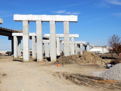 Work at the I-35W/SH 170 interchange
