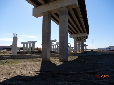 Work on SH 170 near I-35W
