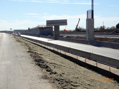 Work on I-35W between SH 170 and Westport Pkwy. 