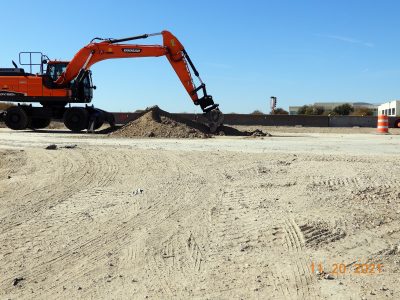 Work on I-35W near Westport Pkwy. 
