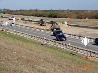 Work on I-35W between Alliance Blvd. and Eagle Pkwy. 