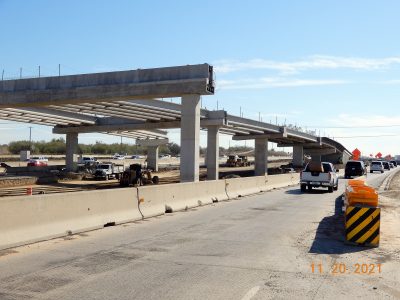 Work at the I-35W/SH 170 interchange