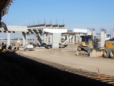 Work at the I-35W/SH 170 interchange