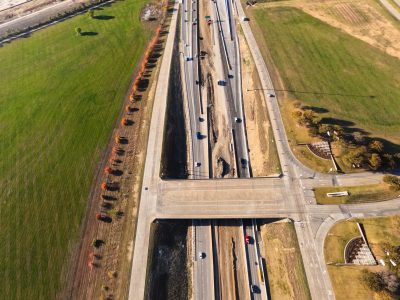 I-35W at Alliance looking south