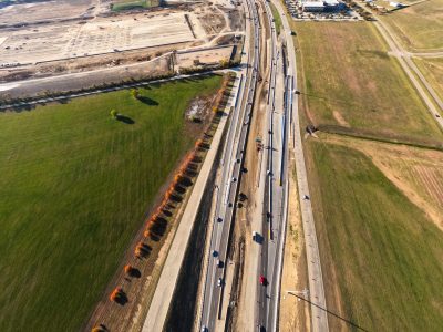 I-35W between Westport Pkwy. and Alliance Blvd. looking south