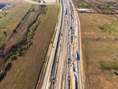 I-35W between SH 170 and Westport Pkwy. looking south