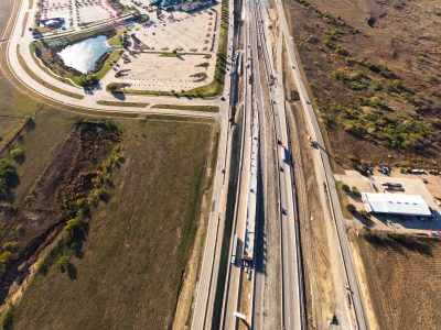 I-35W between SH 170 and Westport Pkwy. looking south