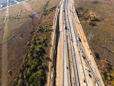 I-35W just south of SH 170 looking south