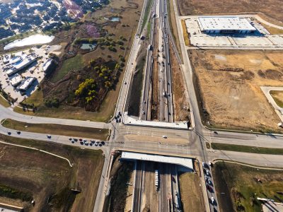 I-35W at N Tarrant Pkwy. looking south