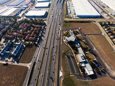 I-35W south of Western Center Blvd. looking south