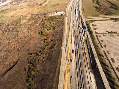 I-35W just north of SH 170 looking north