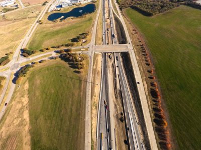 I-35W at Alliance Blvd. looking north