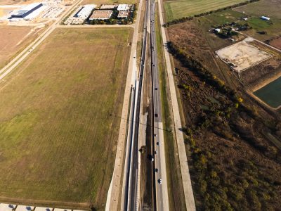 I-35W at Alliance Blvd. looking north