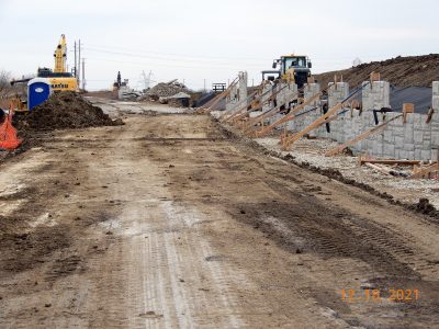 Work on I-35W near Keller Hicks Rd.