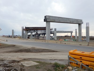 Work at the I-35W/SH 170 interchange