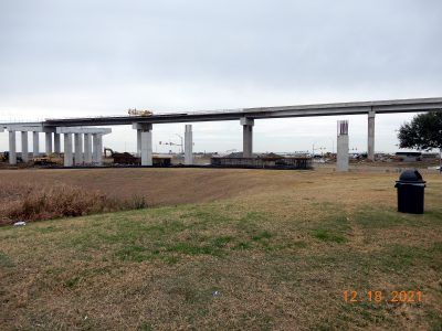 Work on SH 170 near I-35W