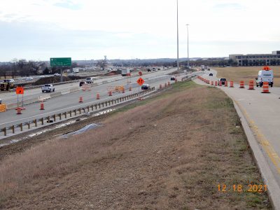 Work on I-35W between Alliance Blvd. and Westport Pkwy.