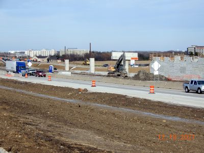 Work on I-35W between SH 170 and Westport Pkwy.