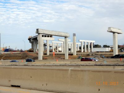 Work at the I-35W/SH 170 interchange