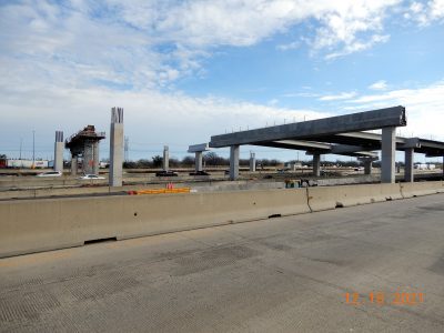 Work at the I-35W/SH 170 interchange