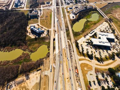 I-35W just north of Westport Pkwy. looking south