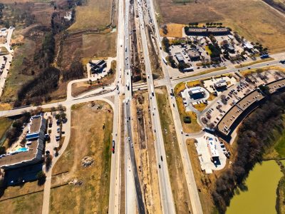 I-35W at Westport Pkwy. looking south