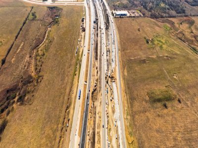 I-35W between SH 170 and Westport Pkwy. looking south
