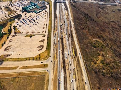 I-35W between SH 170 and Westport Pkwy. looking south