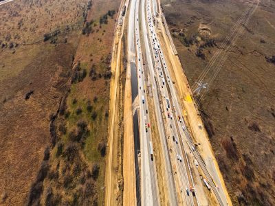 I-35W just south of SH 170 looking south