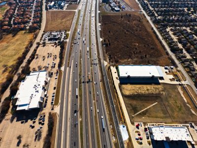 I-35W south of Western Center Blvd. looking south
