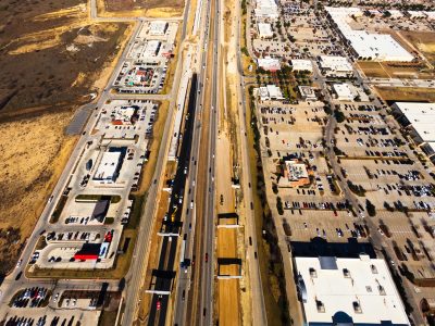 I-35W between N Tarrant Pkwy. and Heritage Trace Pkwy. looking north