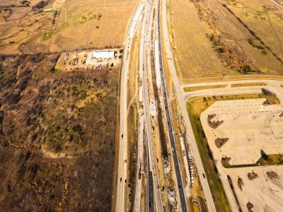 I-35W just north of SH 170 looking north