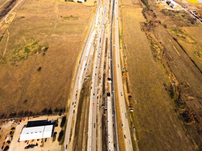 I-35W between SH 170 and Westport Pkwy. looking north