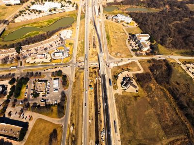 I-35W at Westport Pkwy. looking north