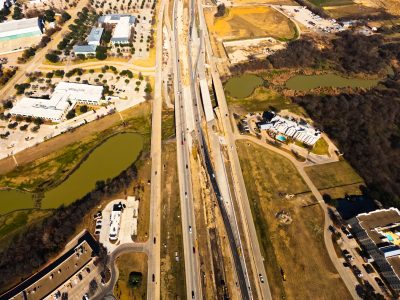 I-35W just north of Westport Pkwy. looking north