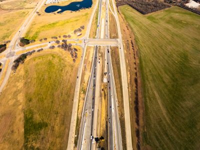 I-35W at Alliance Blvd. looking north