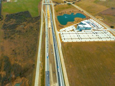 I-35W between Eagle Pkwy. and Alliance Blvd. looking south