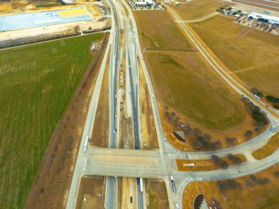 I-35W at Alliance looking south
