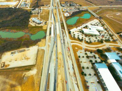 I-35W just north of Westport Pkwy. looking south