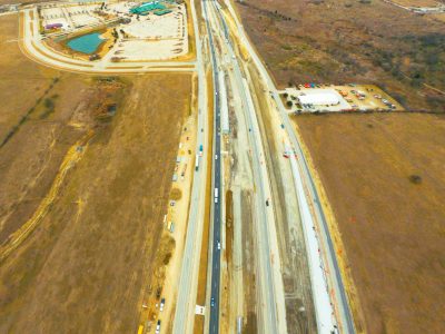 I-35W between SH 170 and Westport Pkwy. looking south